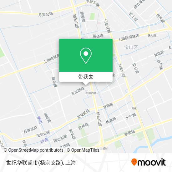 世纪华联超市(杨宗支路)地图