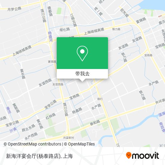 新海洋宴会厅(杨泰路店)地图