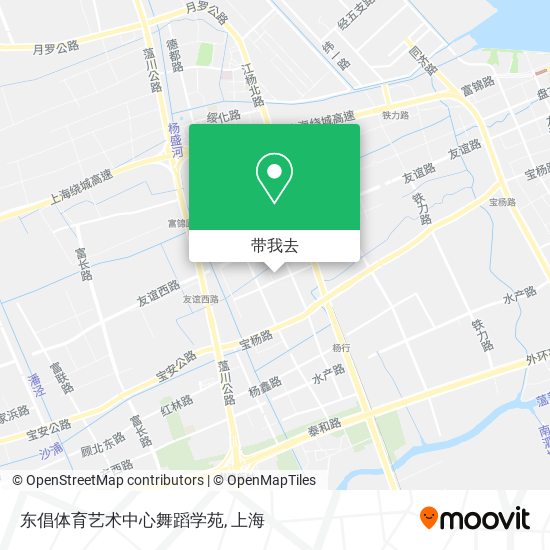 东倡体育艺术中心舞蹈学苑地图