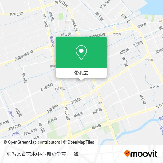 东倡体育艺术中心舞蹈学苑地图