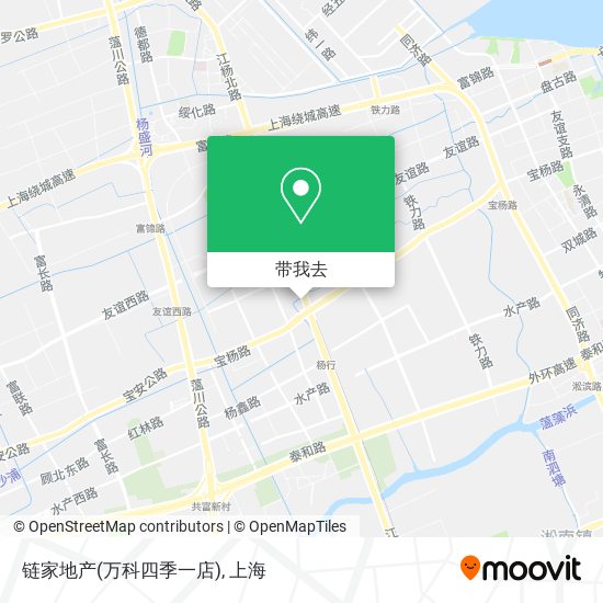 链家地产(万科四季一店)地图