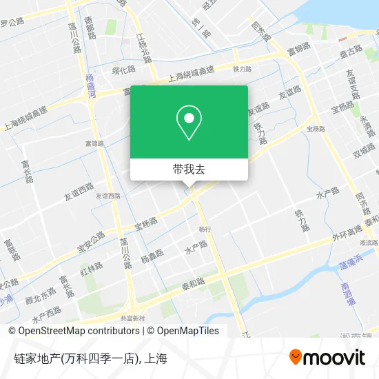 链家地产(万科四季一店)地图