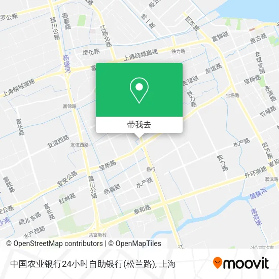 中国农业银行24小时自助银行(松兰路)地图