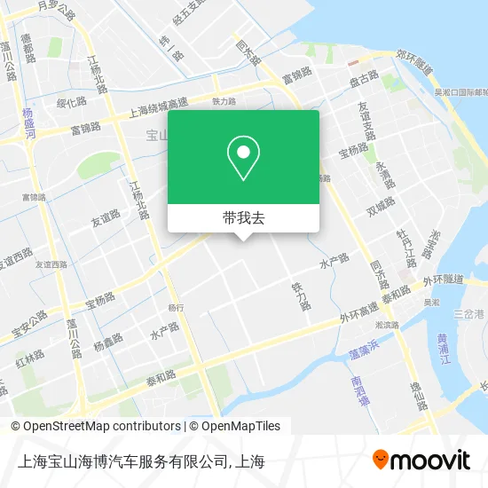 上海宝山海博汽车服务有限公司地图