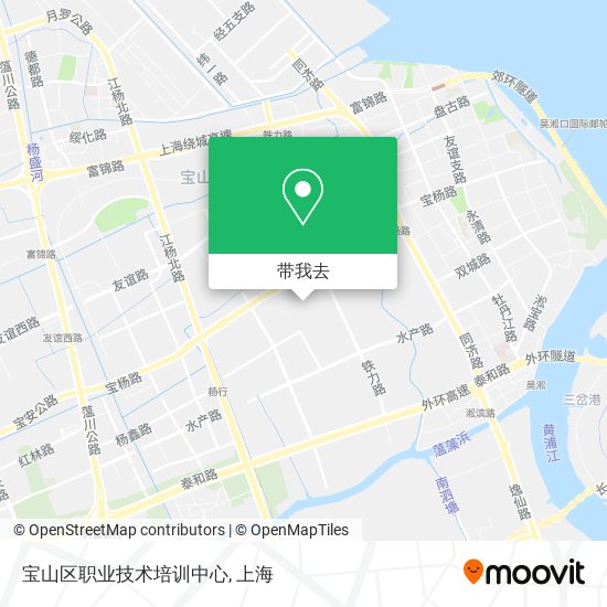 宝山区职业技术培训中心地图