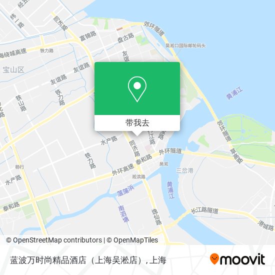 蓝波万时尚精品酒店（上海吴淞店）地图