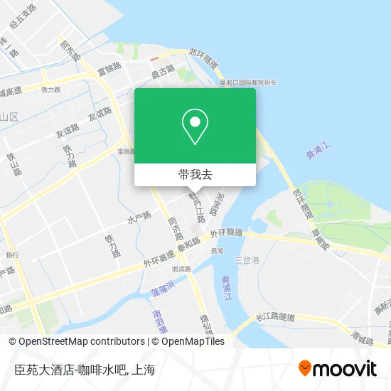 臣苑大酒店-咖啡水吧地图