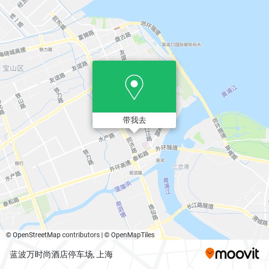 蓝波万时尚酒店停车场地图