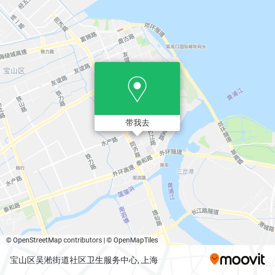 宝山区吴淞街道社区卫生服务中心地图