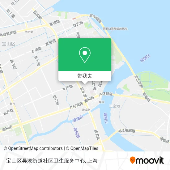 宝山区吴淞街道社区卫生服务中心地图