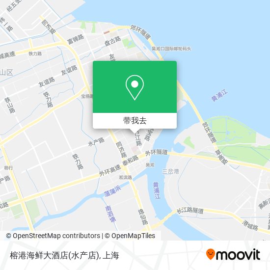 榕港海鲜大酒店(水产店)地图