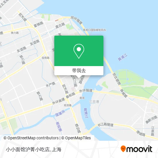 小小面馆沪菁小吃店地图