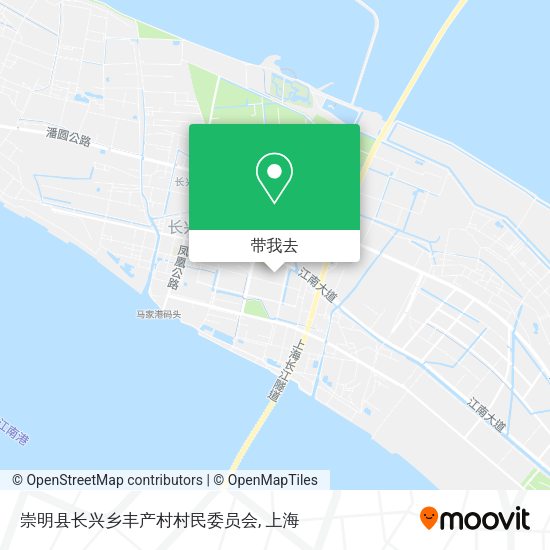 崇明县长兴乡丰产村村民委员会地图