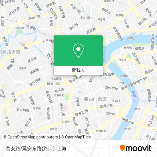 普安路/延安东路(路口)地图