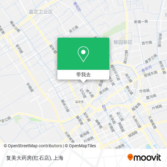 复美大药房(红石店)地图