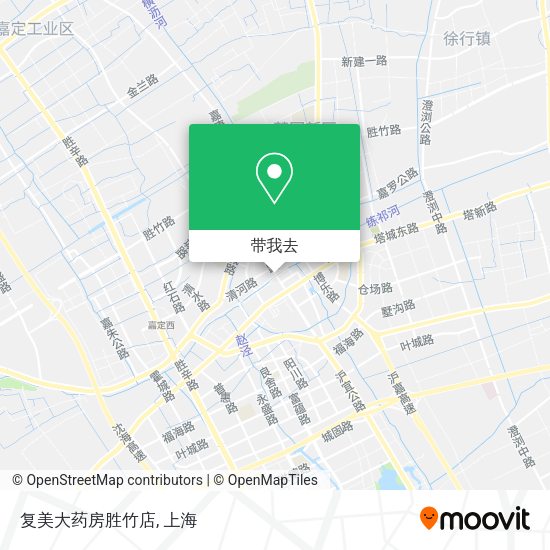 复美大药房胜竹店地图