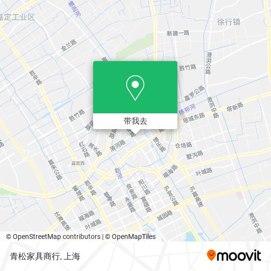 青松家具商行地图