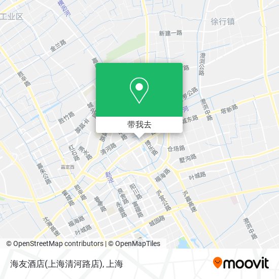 海友酒店(上海清河路店)地图