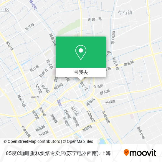 85度C咖啡蛋糕烘焙专卖店(苏宁电器西南)地图