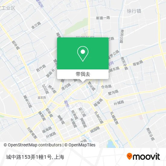 城中路153弄1幢1号地图