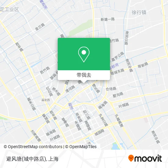 避风塘(城中路店)地图