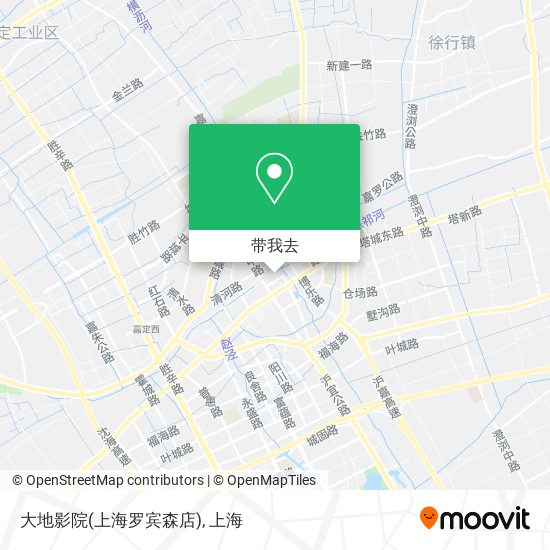 大地影院(上海罗宾森店)地图