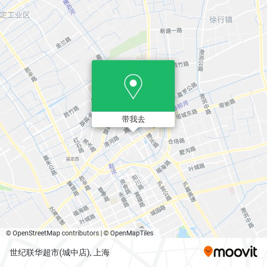 世纪联华超市(城中店)地图