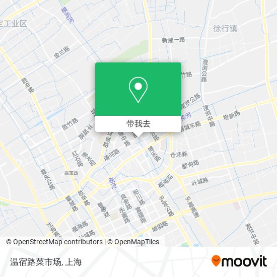 温宿路菜市场地图