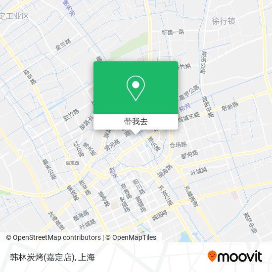 韩林炭烤(嘉定店)地图