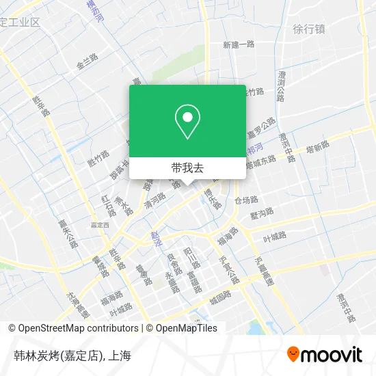 韩林炭烤(嘉定店)地图
