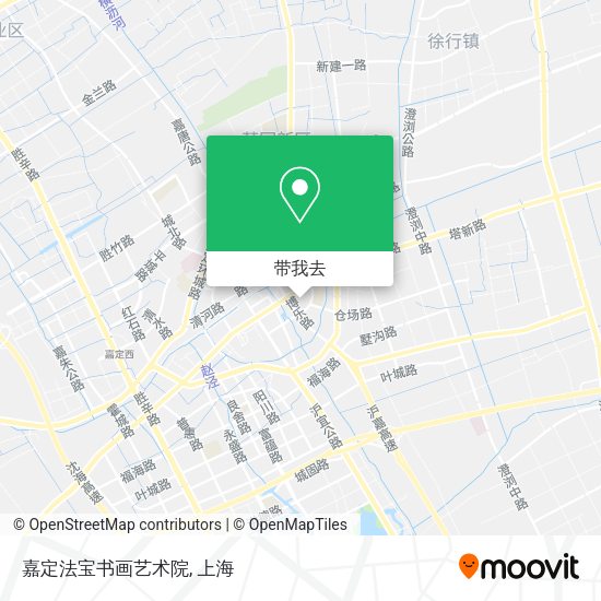 嘉定法宝书画艺术院地图