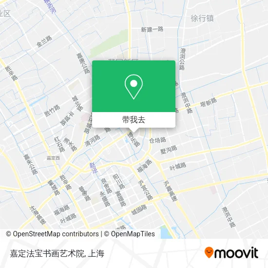 嘉定法宝书画艺术院地图