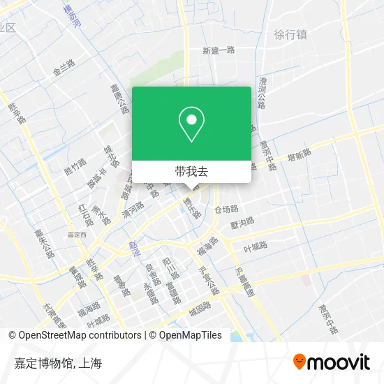 嘉定博物馆地图