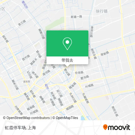 虹霞停车场地图