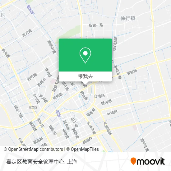嘉定区教育安全管理中心地图