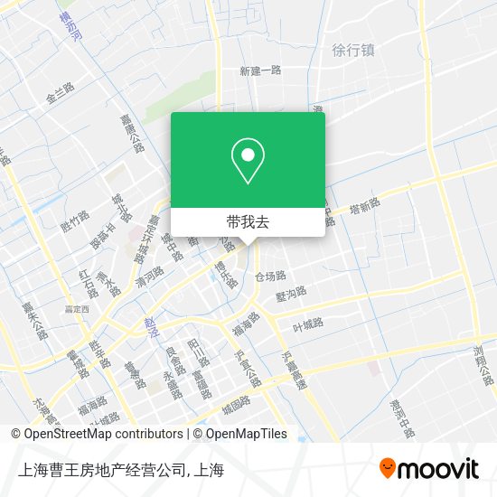 上海曹王房地产经营公司地图