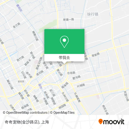 奇奇宠物(金沙路店)地图