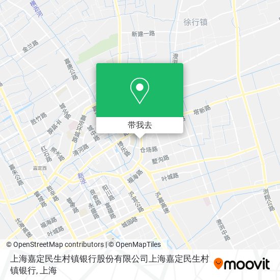 上海嘉定民生村镇银行股份有限公司上海嘉定民生村镇银行地图