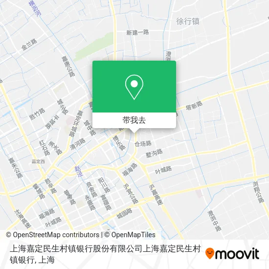 上海嘉定民生村镇银行股份有限公司上海嘉定民生村镇银行地图