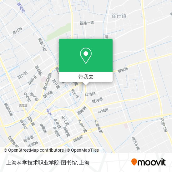 上海科学技术职业学院-图书馆地图
