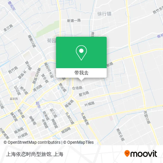 上海依恋时尚型旅馆地图