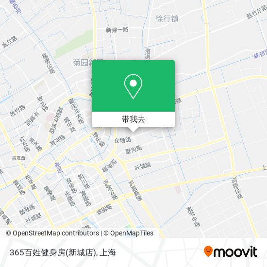 365百姓健身房(新城店)地图