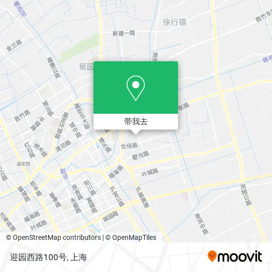 迎园西路100号地图