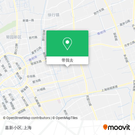 嘉新小区地图