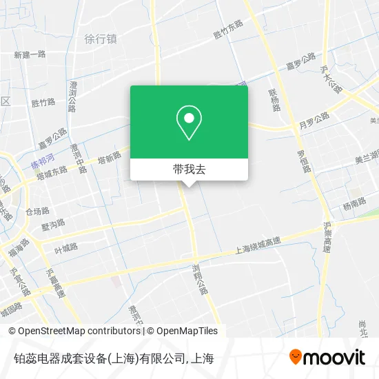 铂蕊电器成套设备(上海)有限公司地图