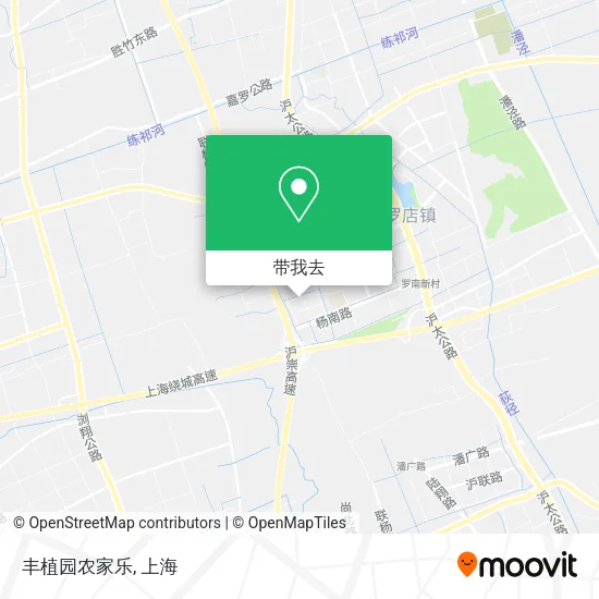 丰植园农家乐地图
