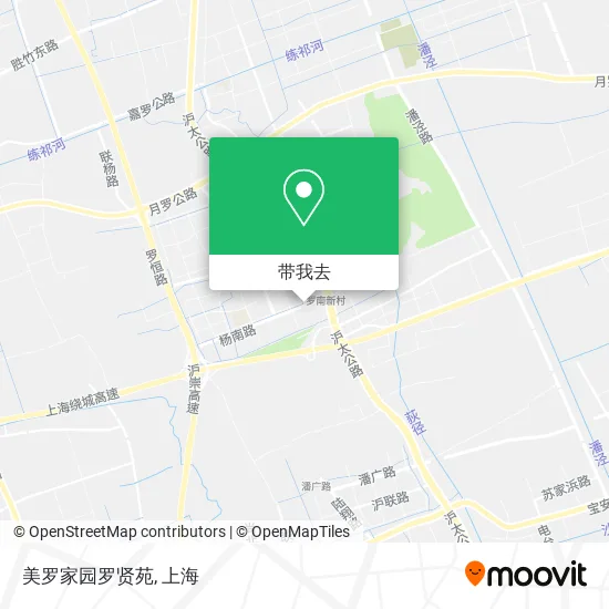美罗家园罗贤苑地图