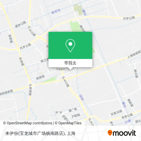 来伊份(宝龙城市广场杨南路店)地图