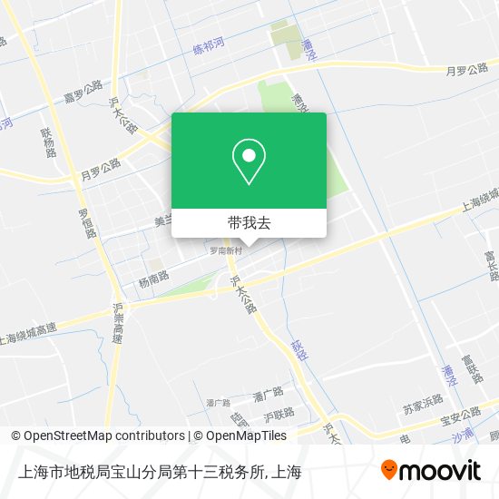 上海市地税局宝山分局第十三税务所地图