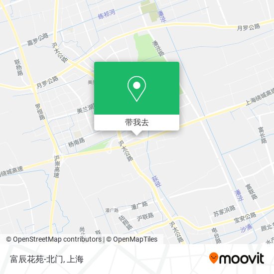 富辰花苑-北门地图